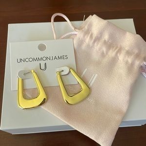 Uncommon James Bold Beauty Hoops - Gold NWT